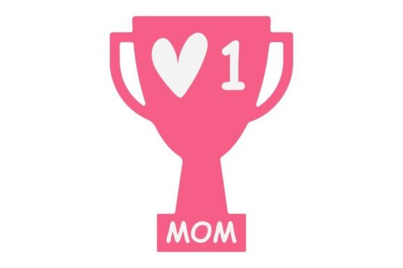 Best Mom Trophy: A Heartfelt Graphic for Crafts and Graphics Projects