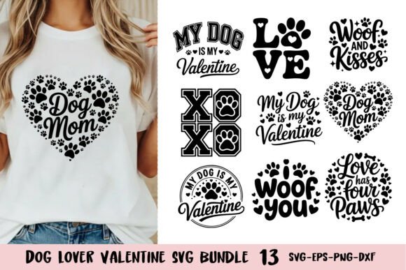 Dog Lover Valentine SVG Bundle: A Graphic Designer’s Perspective on Crafting Heartfelt Designs