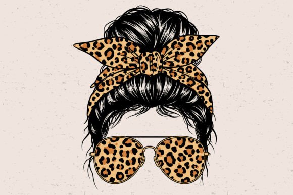 Messy Bun Mama SVG-vol. 2: A Versatile Graphic Design Asset for Crafts