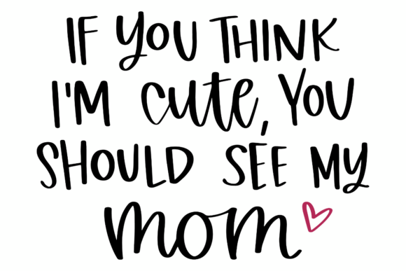 Mom and Me Graphics for Crafts: A Playful Design Asset for Heartfelt Projects