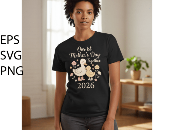 Our 1st Mothers Day Together 2026 SVG: A Heartfelt Graphic Design Asset for Crafts & Branding